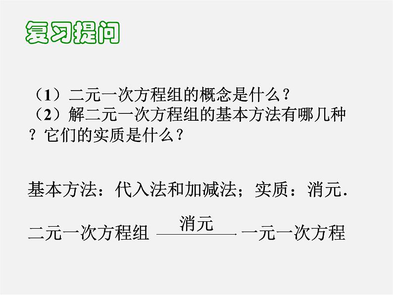 第4套人教初中数学七下  8.4 三元一次方程组的解法课件第3页