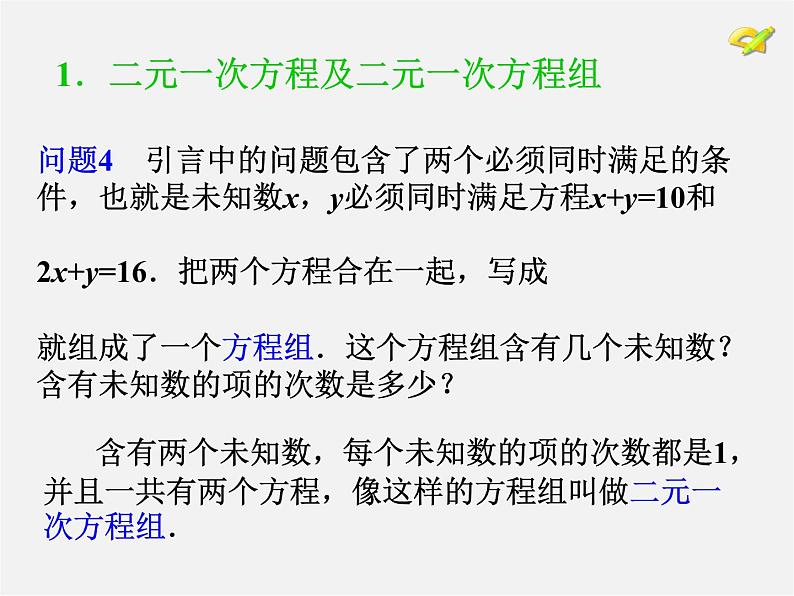 第6套人教初中数学七下 8.1 二元一次方程组课件第5页