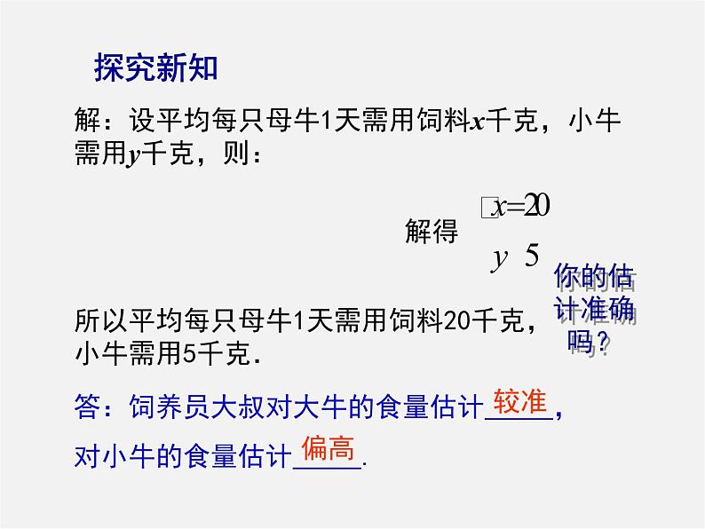 第6套人教初中数学七下 8.3 实际问题与二元一次方程组课件1第6页