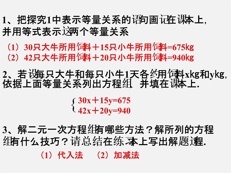 第6套人教初中数学七下 8.3 实际问题与二元一次方程组课件304