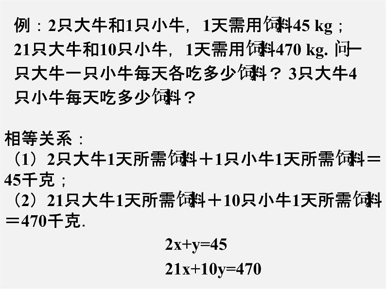 第6套人教初中数学七下 8.3 实际问题与二元一次方程组课件4第2页