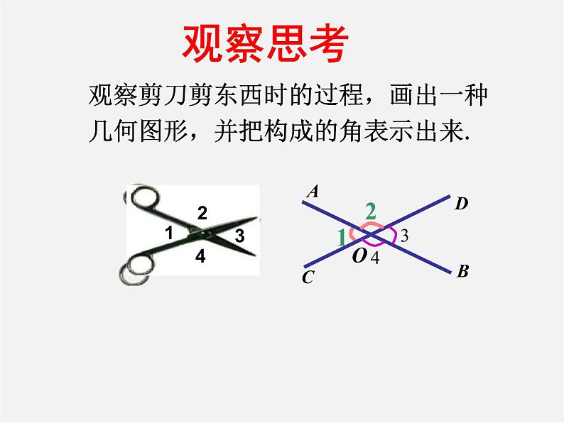 第7套人教初中数学七下  5.1.1 相交线课件第8页