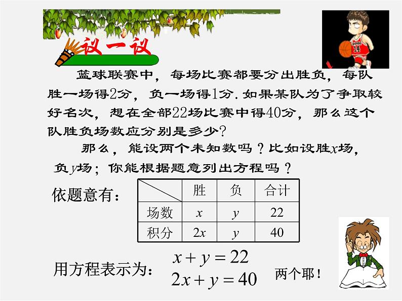 第11套人教初中数学七下  8.1 二元一次方程组课件第3页