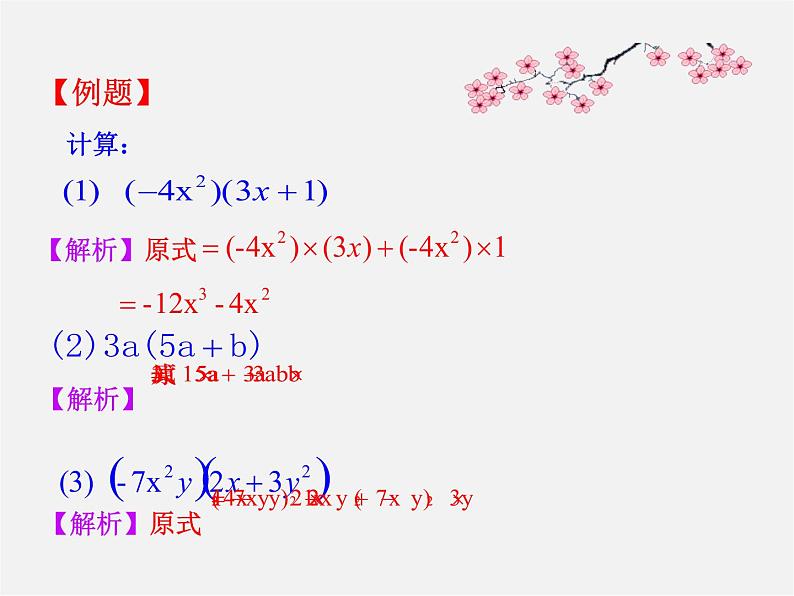 第3套人教初中数学八上  14.1.4 整式的乘法课件207