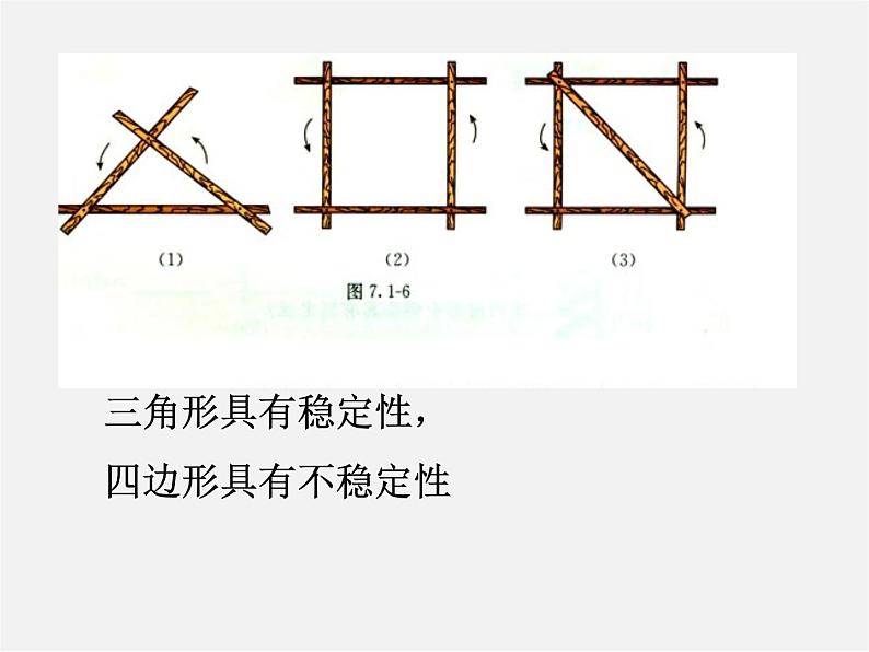 第4套人教初中数学八上  11.1.3 三角形的稳定性课件05