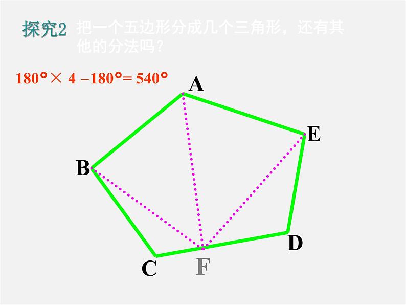 第4套人教初中数学八上  11.3.2 多边形的内角和课件第8页