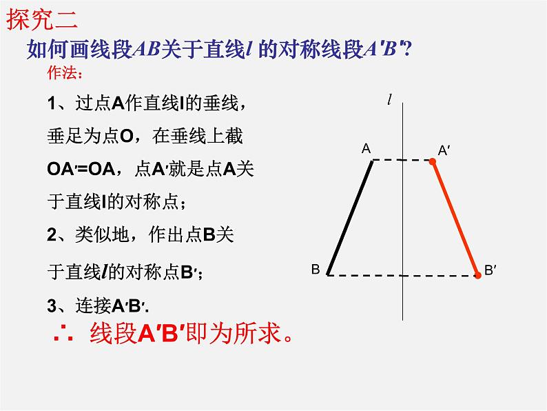 第7套人教初中数学八上  13.2.1 作轴对称图形课件1第7页