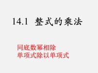 初中数学人教版八年级上册14.1.4 整式的乘法课文课件ppt