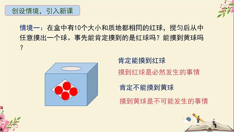 31.1确定事件和随机事件-冀教版九年级数学下册课件03