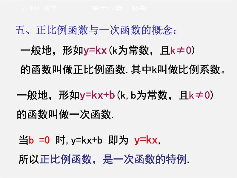 第5套人教初中数学八下  19.2 一次函数复习课件08