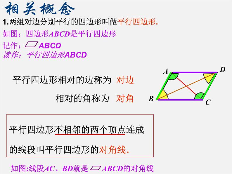 第6套人教初中数学八下 18.1.1 平行四边形的性质课件106