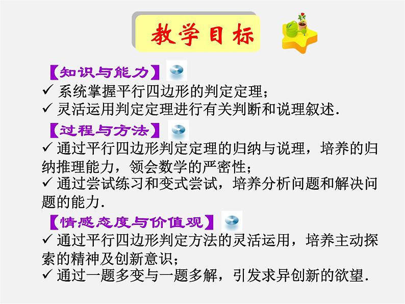 第7套人教初中数学八下 18.1.2 平行四边形的判定课件4第6页