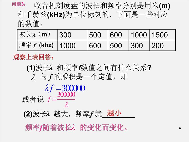 第7套人教初中数学八下 19.1.1 变量与函数课件504