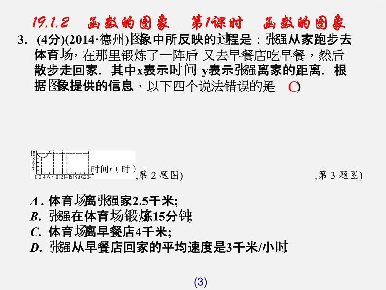 第7套人教初中数学八下 19.1.2 函数的图象课件103