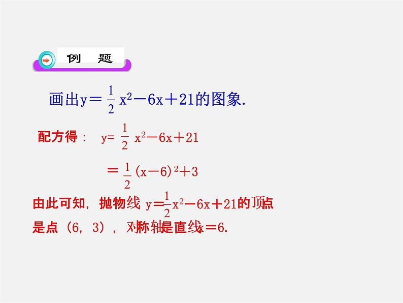 第1套人教版数学九上22.1.4《二次函数y=ax2+bx+c的图象》PPT课件08