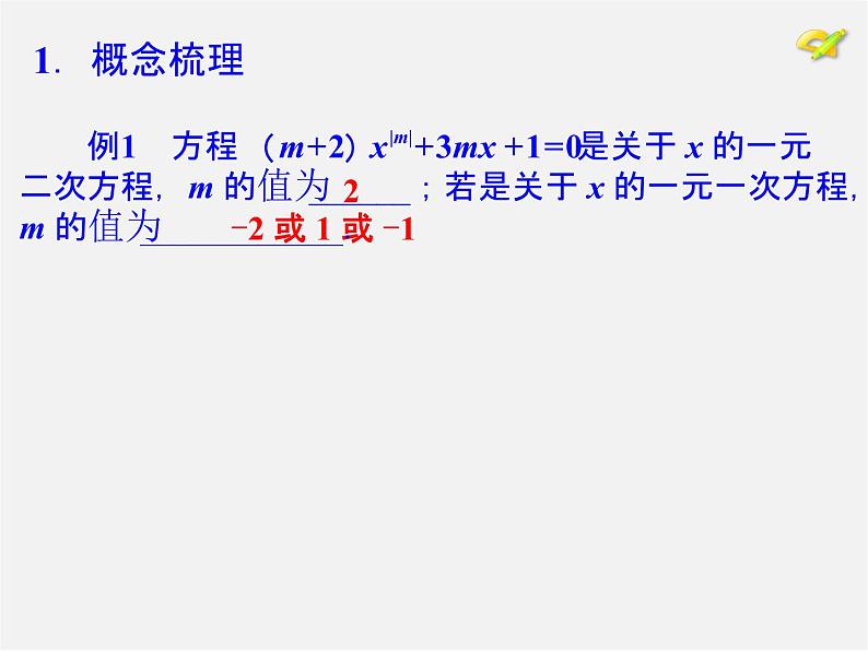 第1套人教版数学九上第21章《一元二次方程》小结 PPT课件第4页