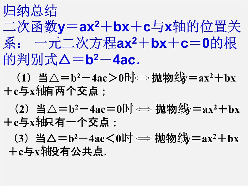 第5套人教初中数学九上  22.2 二次函数与一元二次方程课件2第4页