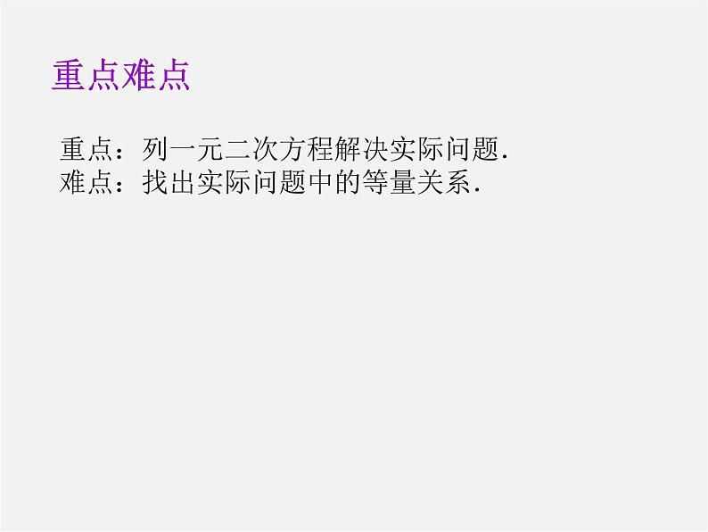 第8套人教初中数学九上  21.3 实际问题与一元二次方程课件1第3页