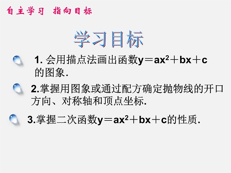 第6套人教初中数学九上  22.1 二次函数y=ax2+bx+c的图象（第6课时）课件第3页