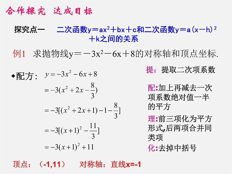 第6套人教初中数学九上  22.1 二次函数y=ax2+bx+c的图象（第6课时）课件第5页