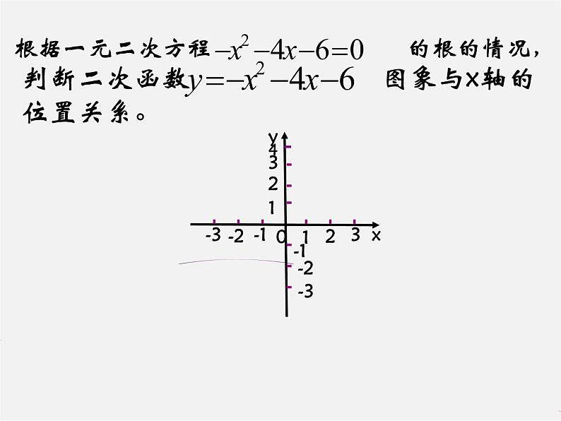 第6套人教初中数学九上  22《二次函数》二次函数与一元二次方程课件05