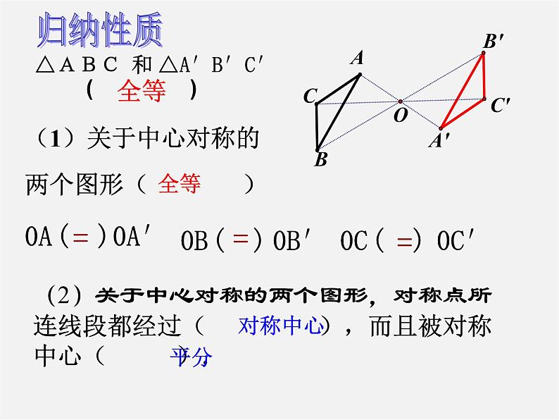 第6套人教初中数学九上  23.2.1中心对称课件208