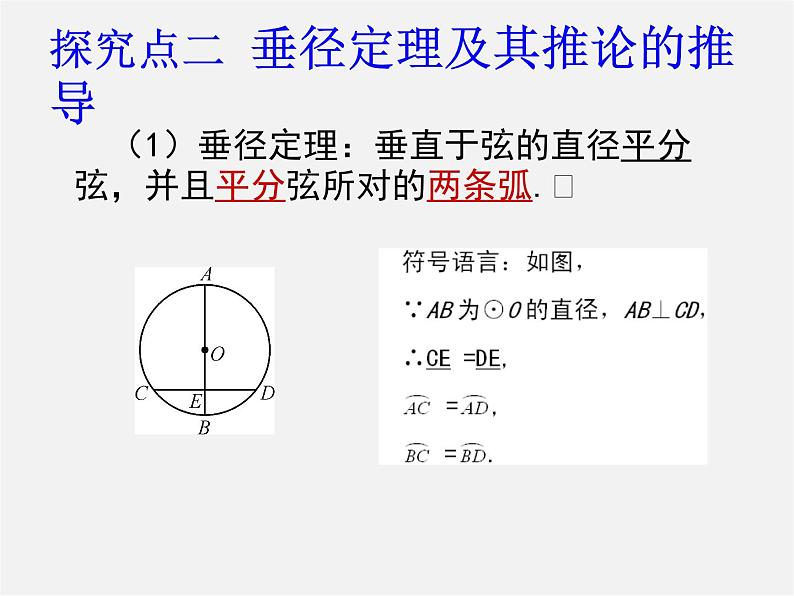 第6套人教初中数学九上  24.1.2 垂直于弦的直径课件第8页