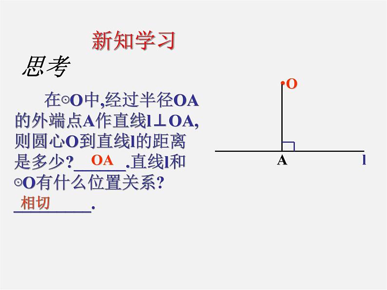 第12套人教初中数学九上   24.2.2 直线和圆的位置关系（第2课时）课件03