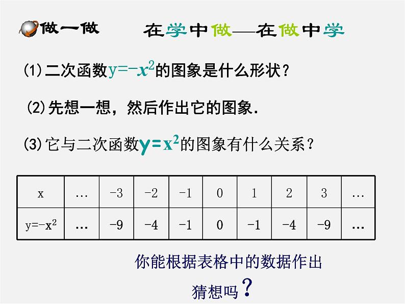 第10套人教初中数学九上   22.1.2 二次函数图象和性质课件第8页