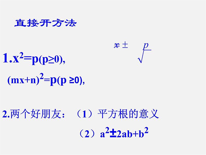第10套人教初中数学九上   第21章 一元二次方程课件05