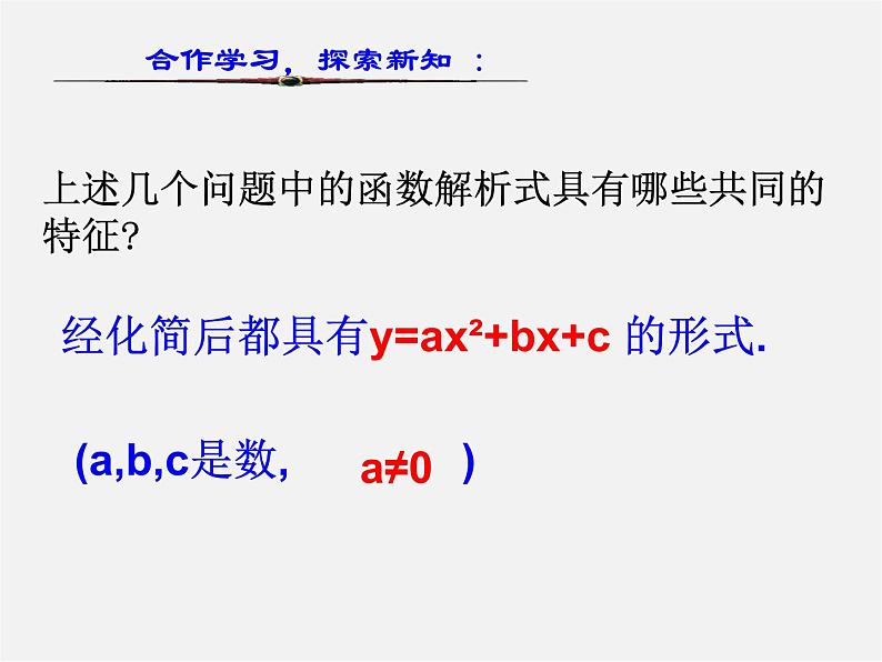 第12套人教初中数学九上   22.1.1 二次函数课件第8页