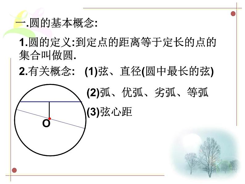 24.1圆 复习课 课件 2021-2022学年人教版数学九年级上册03