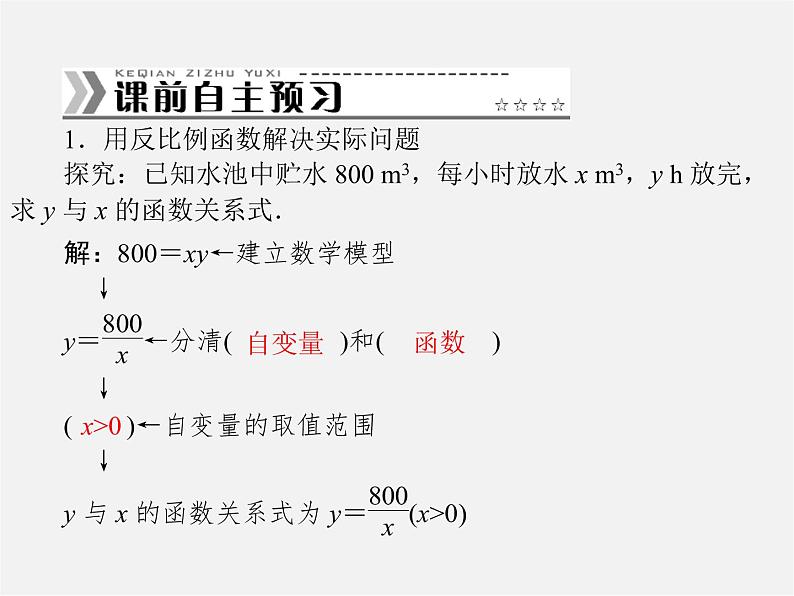 第2套 第二十六章 26.2 实际问题与反比例函数课件第2页