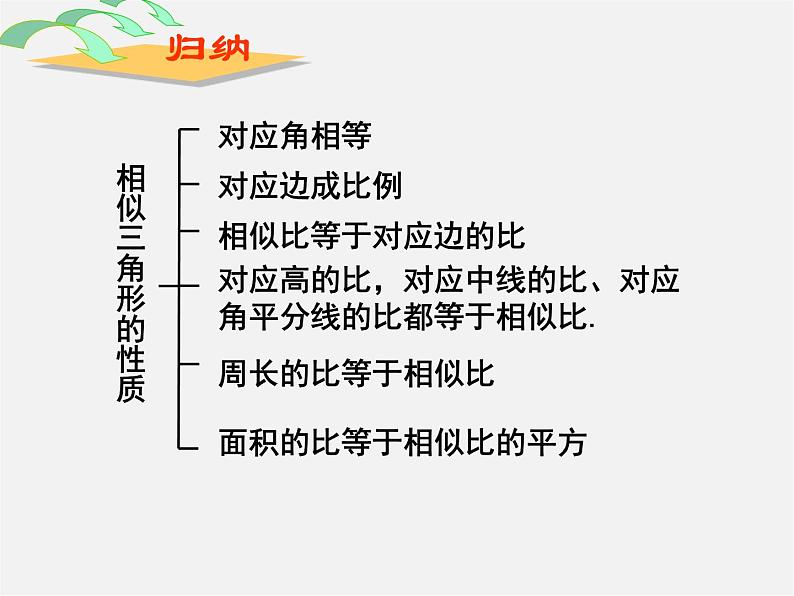 第3套 27.2.3《相似三角形应用举例》相似三角形的周长和面积课件1第8页