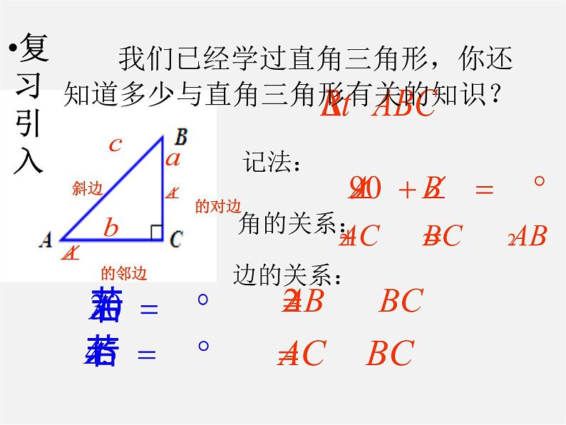 第4套 28.1 锐角三角函数课件1第2页