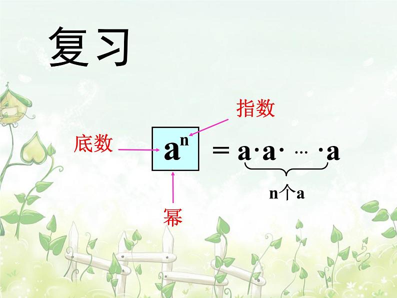 2021-2022学年度北师大版七年级数学下册课件 1.1 同底数幂的乘法 1第4页