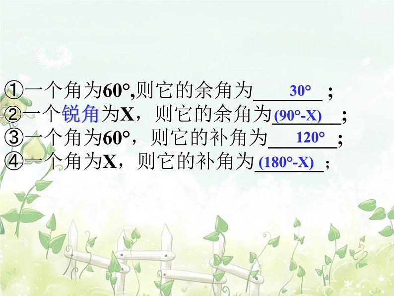 2021-2022学年度北师大版七年级数学下册课件  2.1 两条直线的位置关系 1第6页