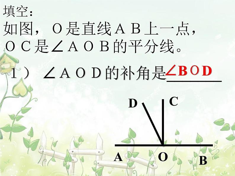 2021-2022学年度北师大版七年级数学下册课件  2.1 两条直线的位置关系 1第8页