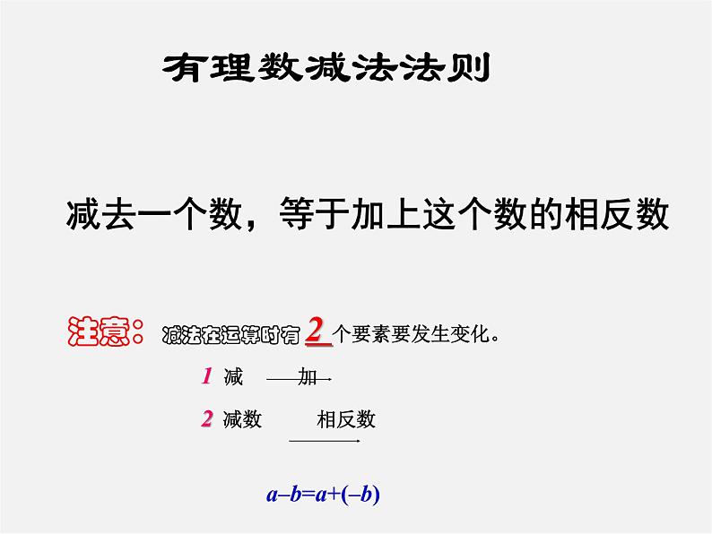 北师大初中数学七上《2.5 有理数的减法》PPT课件 (8)第7页