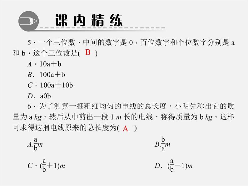 北师大初中数学七上《3.2 代数式》PPT课件 (4)05