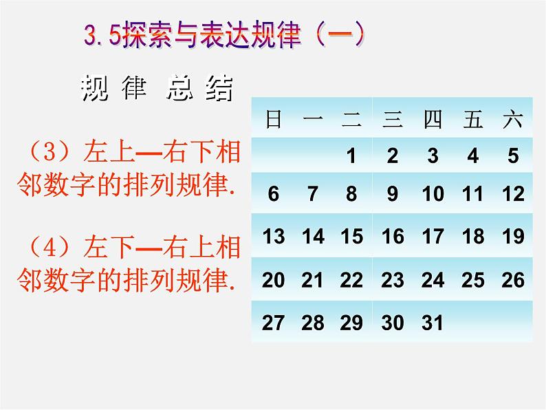 北师大初中数学七上《3.5 探索与表达规律》PPT课件 (1)08