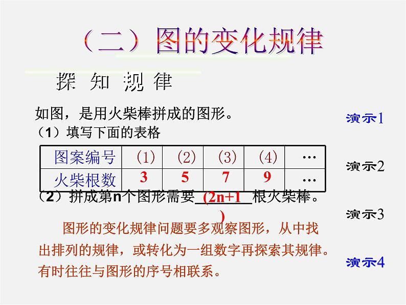 北师大初中数学七上《3.5 探索与表达规律》PPT课件 (3)第6页