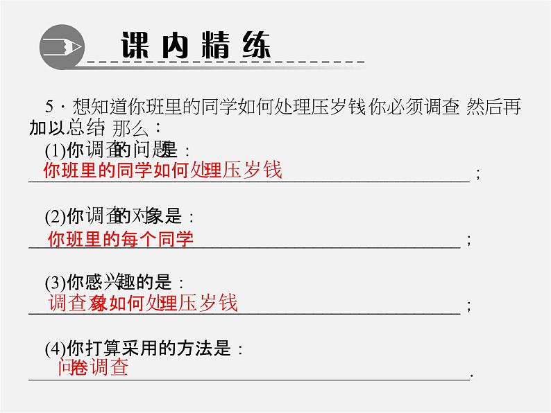 北师大初中数学七上《6.1 数据的收集》PPT课件 (2)第5页