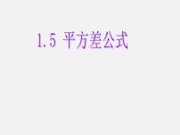 初中数学5 平方差公式教课内容ppt课件