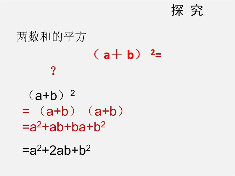 北师大初中数学七下《1.6完全平方公式》PPT课件 (3)第3页