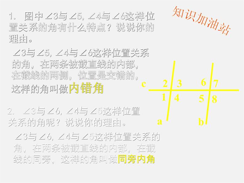 北师大初中数学七下《2.2探索直线平行的条件》PPT课件 (2)第3页