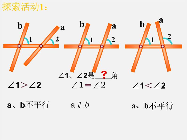 北师大初中数学七下《2.2探索直线平行的条件》PPT课件 (4)第6页