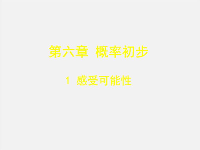 北师大初中数学七下《6.1感受可能性》PPT课件 (2)03