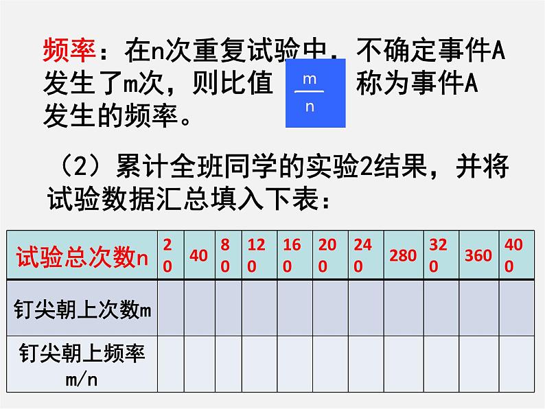 北师大初中数学七下《6.2频率的稳定性》PPT课件 (5)第4页