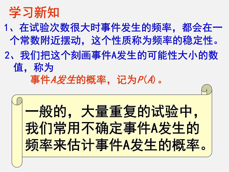 北师大初中数学七下《6.2频率的稳定性》PPT课件 (6)第8页